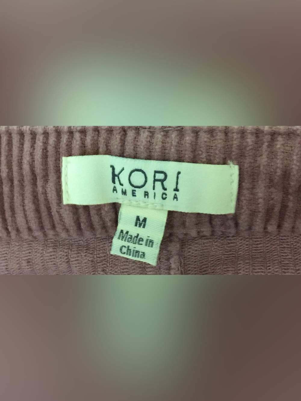 Kori America Women’s Rose Pink 100% Cotton Corduroy Mini Skirt Size M - Picture 7 of 8